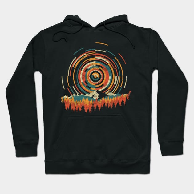 Geometry of Sunrise Hoodie by digsy